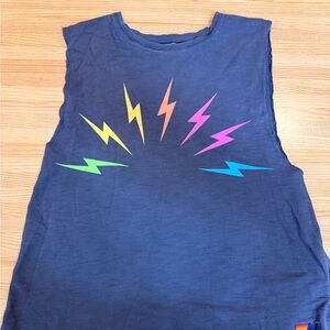 Aviator Nation Sunset Bolt Muscle tank XL